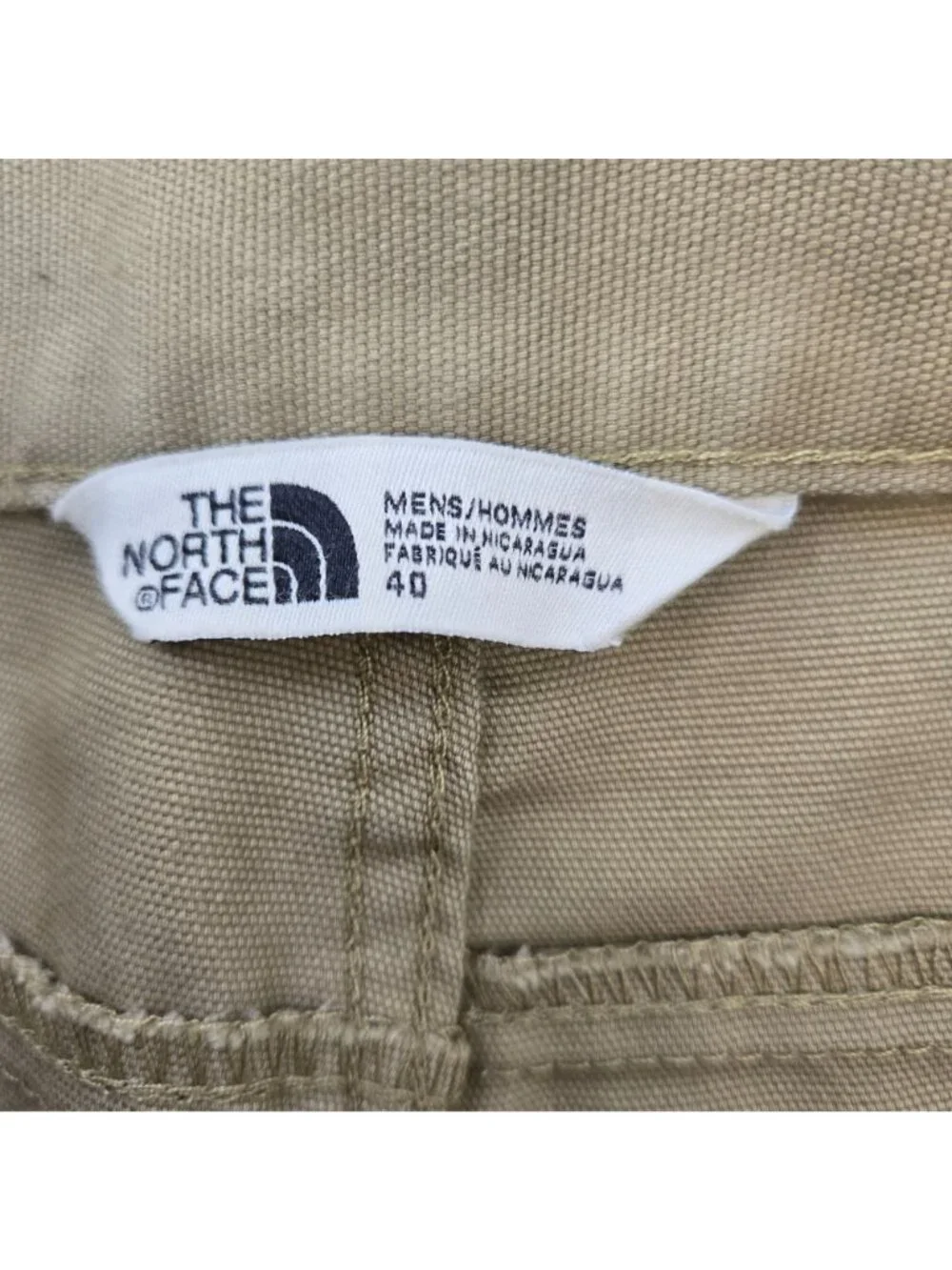 The North Face Cotton Khaki Cargo Shorts Size 40